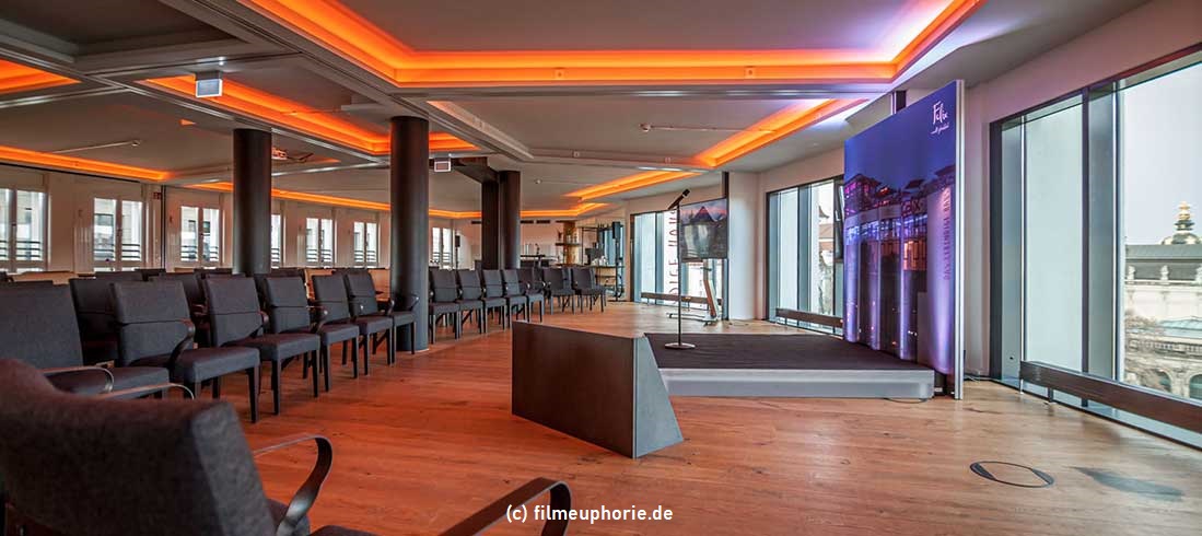 Image of a Stage in a Conference Hall at Felix Dresden